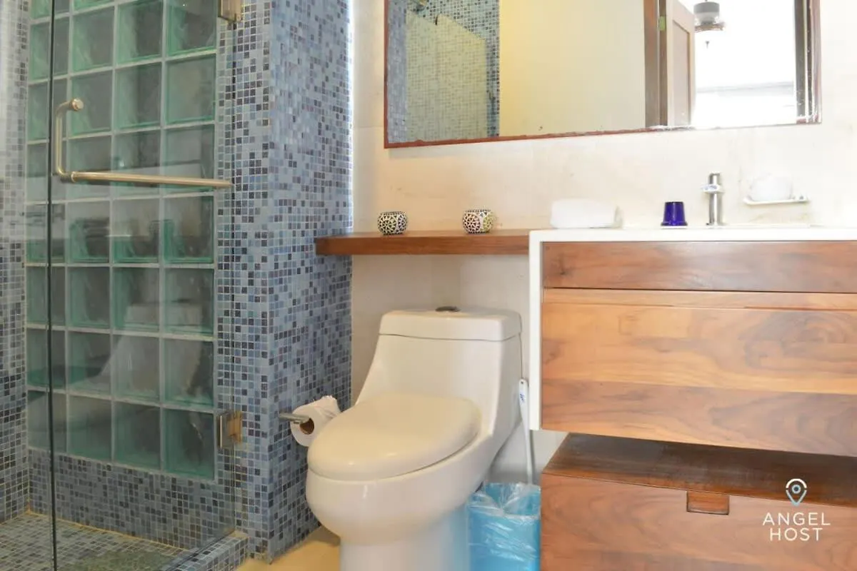 Spacious Ph Private Spa Tub Bbq 3 Mins To Beach Playa del Carmen 0*,